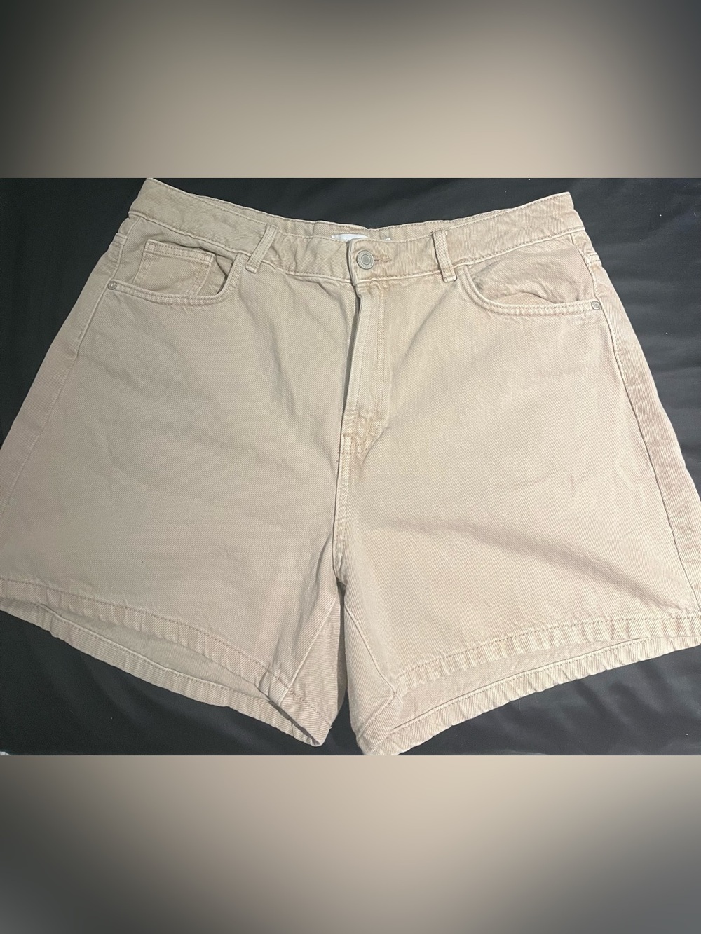 Women's High-Rise Casual Shorts - Beige